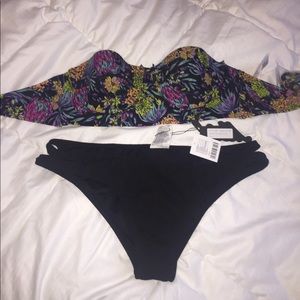 Black swim suit bottoms